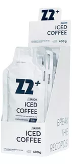 Gel Z2+ 40g Sabor Iced Coffee 100mg Cafeína Kit 10 Sachês