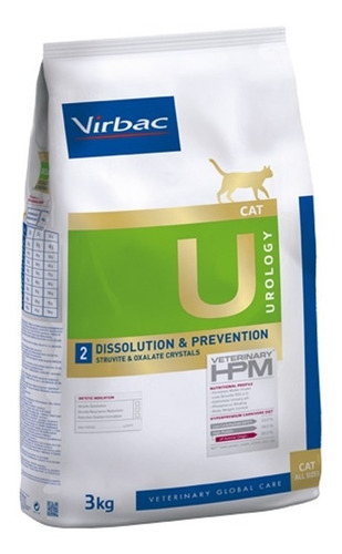 Virbac Cat 2 Urology Dissolut & Prevent 1.5kg Razas Mascotas