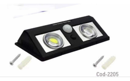 Paquete 2 Lámparas De Carga Solar Con Sensor De Movimiento