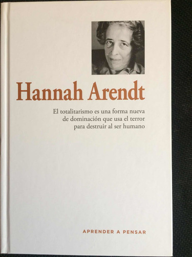 Aprender A Pensar Hannah Arend