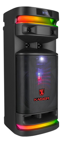 Bocina Kaiser 12 70 W Rms Ksb-4012 Micrófono Bluetooth Negro