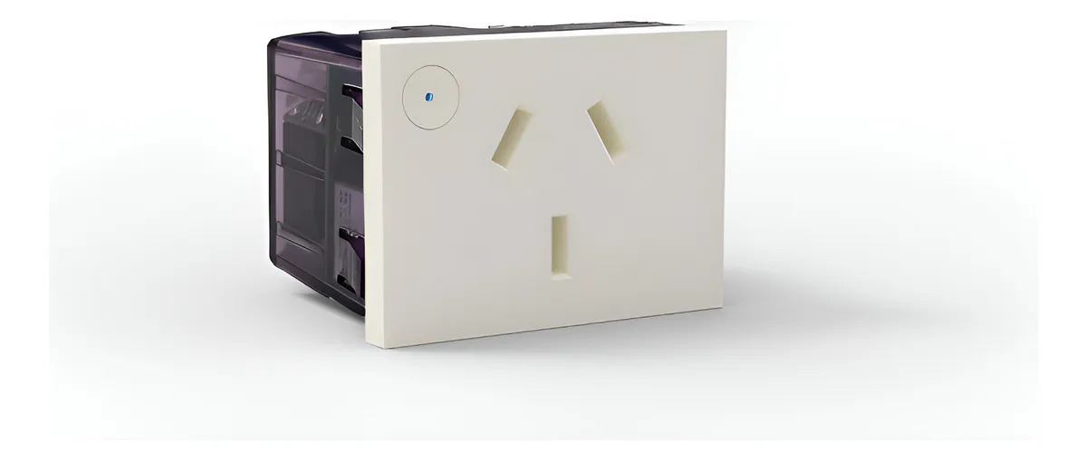 Modulo Tomacorriente C/tierra Wifi 10a Blanco Cambre Blanco