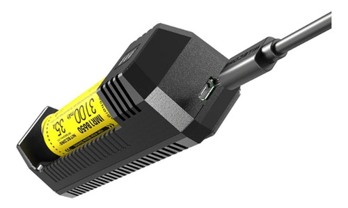 Imagen 2 de 8 de Cargador De Baterias Ui1 Usb Nitecore 1 Slot Display 18650