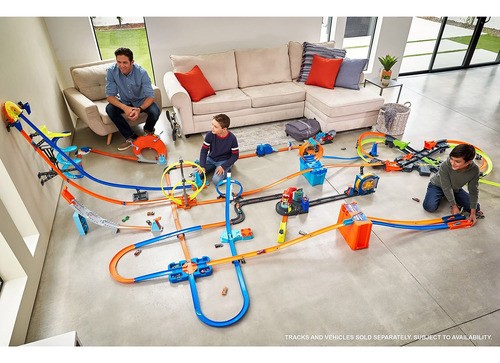 Conjunto De Trilhas Para Carros De Brinquedo Hot Wheels Trac