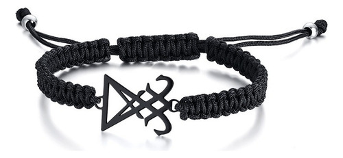 Brazalete De Lucifer Con Símbolos Satánicos, Unisex