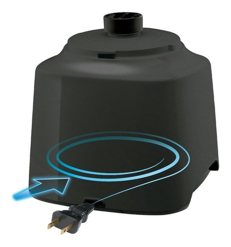 Imagen 3 de 5 de Licuadora Imusa Powermix Glass 5V 1.25 L negra con vaso de vidrio 110V - 120V