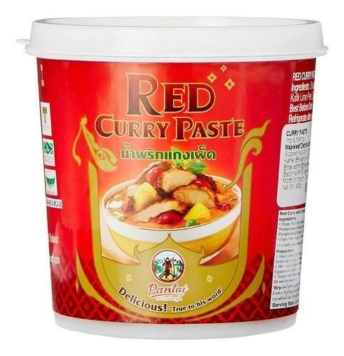 Pasta De Curry Vermelho (red Curry Paste) Pantai 400g