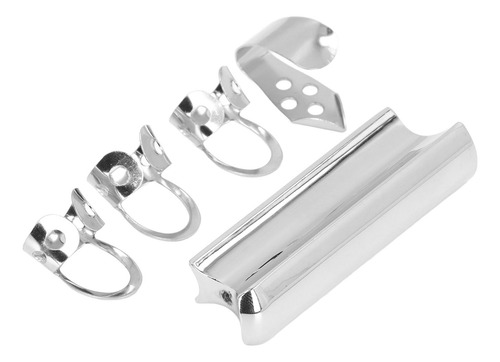 PĂșas De Guitarra Con Barra Deslizante De Acero Macizo Para E