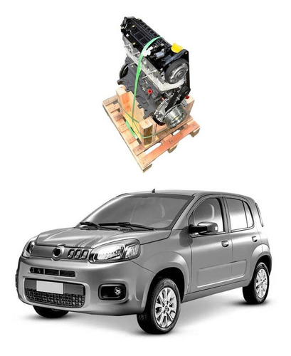 Motor Novo Fiorino 2020 1.4 8v Flex Semi Completo 55258770