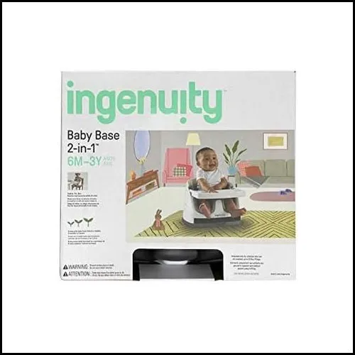 Ingenuity Baby Base 2 -in -1 Asiento Perrela Asiento De De