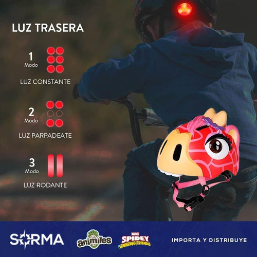 Imagen 6 de 10 de Combo Monopatín Spidey Infantil 3 Ruedas C/luz + Casco 3d
