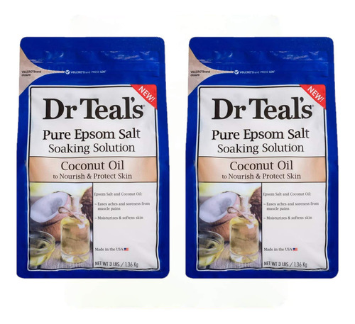 Dr Teals - Solución De Remojo De Ac 3 Pound (pack Of 2) Drtl