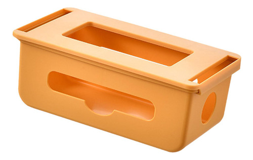 Bandeja De Almacenamiento Para Mesa Con Cajones Naranja