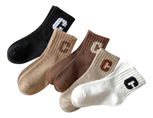 Calcetines Para Niños De Algodón Peinado A Media Pantorrilla