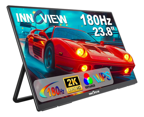 Monitor De Juego Portátil De 2k 180hz, 23.8 2560x1440 Qhd Rá