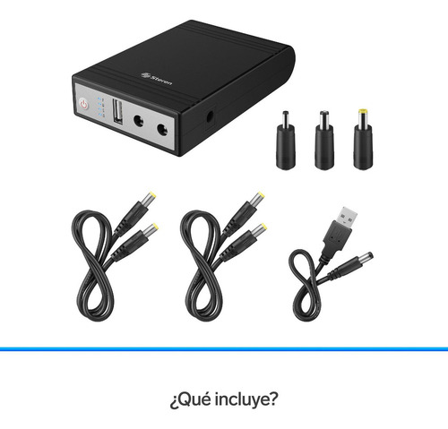 Mini No Break (ups) Para Módem 390 Min De Respaldo 8 800 Mah Negro