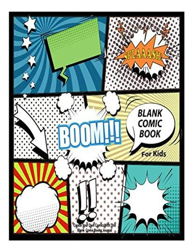 Libro: Blank Comic Book For Kids: Create Your Own Comics Wit