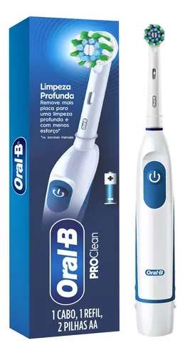 Escova de Dente Elétrica Oral-B Power Pro Precision Clean 1 Unida...