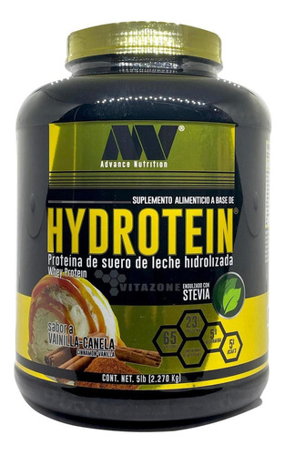 Proteina Hydrotein Advance Nutrition Vainilla Canela 5 Lbs