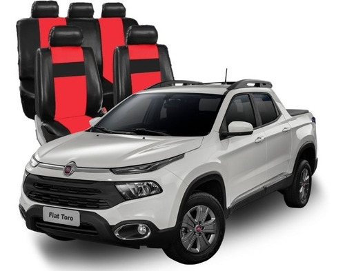 Fundas Cubre Asientos Fiat Toro Eco Cuero Ecológico