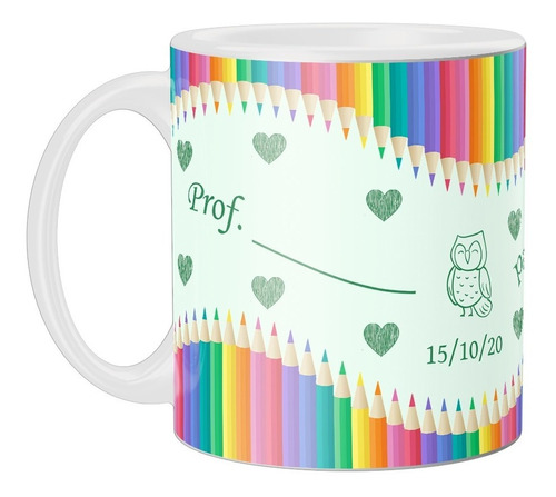 Caneca Personalizada Professores 02 - Profissões - Cerâmica