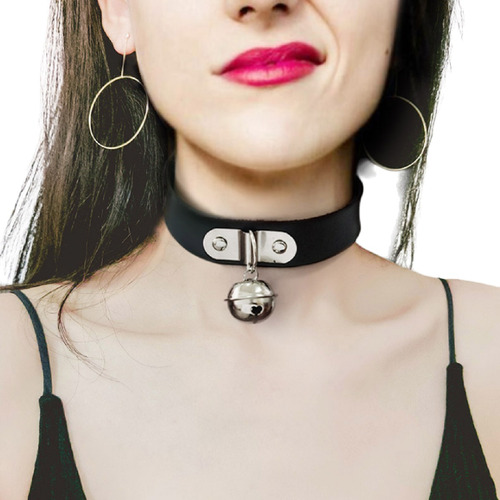 Sexy Gargantilla Kawaii Con Cascabel Choker Collar Mujer