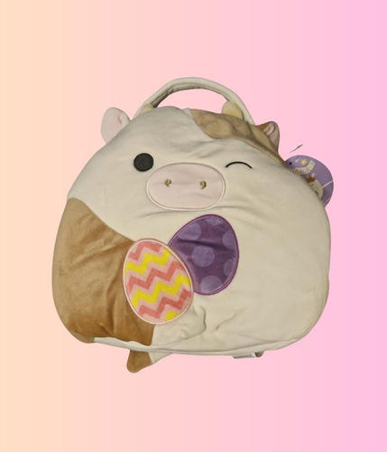 Peluche Vaca Ronnie Canasta Squishmallows Pascua Fiesta