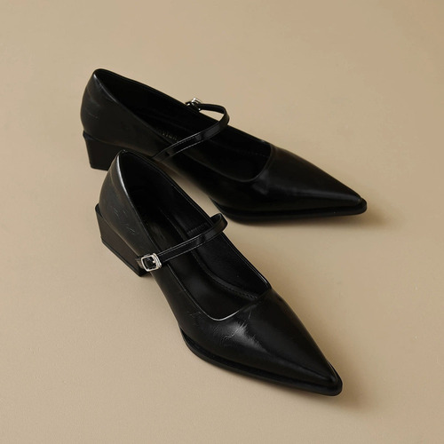 Zapatos De Vestir Para Mujer Con Tacón Bajo Y Punta Fina