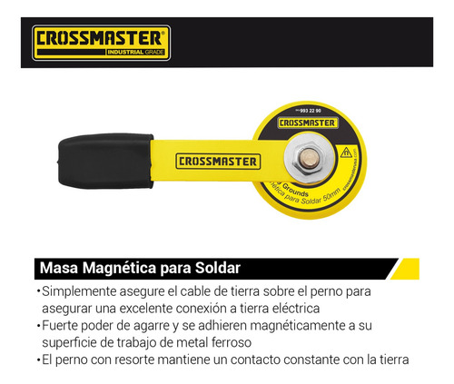 Masa Magnética Para Soldar Crossmaster