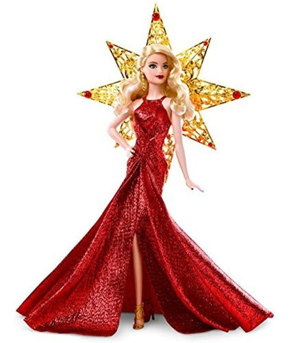 Imagen 6 de 7 de Barbie Muñeca De Vacaciones 2017, Rubia Con Vestido Dorado