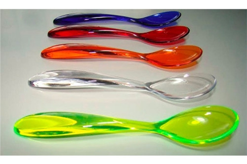 Imagen 7 de 9 de 200 Cucharas + 200 Untadores Plástico Acrílico Pastel Oferta