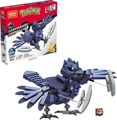 Corviknight 340pzas Pokemon Mega Construx Mattel