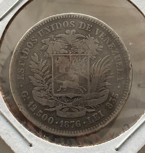 5 Reales Año 1876 Bamba 