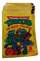 Comprar Figuritas Tortugas Ninja 100 Sobres Amarillos Cerrados