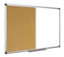 Comprar Pizarra Acrilica Y Corcho 2en1 Medidas 60x90 Marco Aluminio