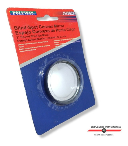 Espejo Punto Ciego Convexo Auto-adesivo Retrovisor 5.1 Cm