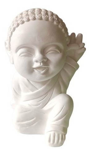 Imagen 7 de 9 de Buda Bebé Chico En Yeso X 5 Unidades