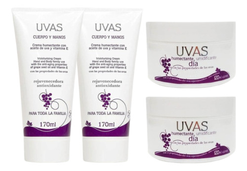 Cremas Uvas Cuerpo Y Rostro