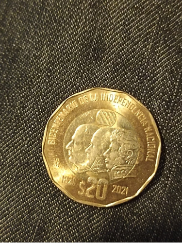 Moneda De 20 Pesos Bicentenario De La Independencia 