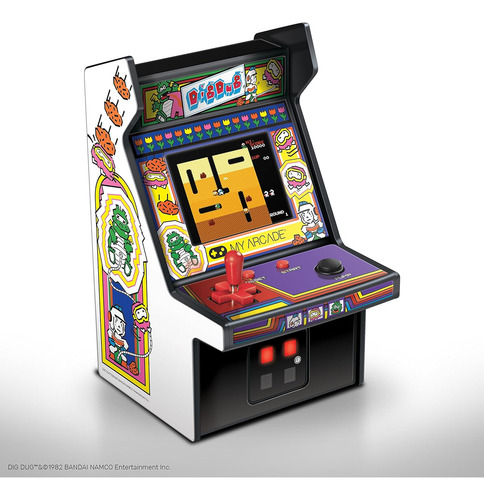 My Arcade Dig Dug Micro Player -collectible Miniature -totam