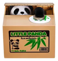 Comprar (panda) - Piggy Bank Mischief, Caja De Ahorros Automática Para Robar Dinero, Monedas De Panda, Centavos De Banco, Gran Navidad O Cumpleaños Para Niños (panda)