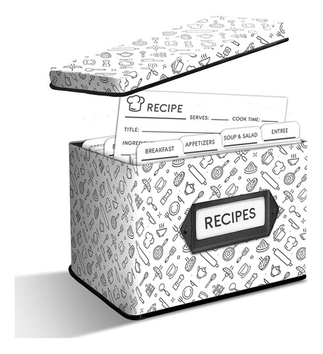 Kitchen Storage Accessories Caja De Recetas | Caja De Receta