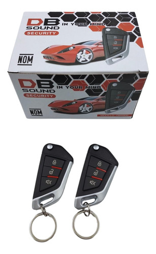 Alarma Automotriz Db Sound Tipo Vw Dbr800 2 Controles