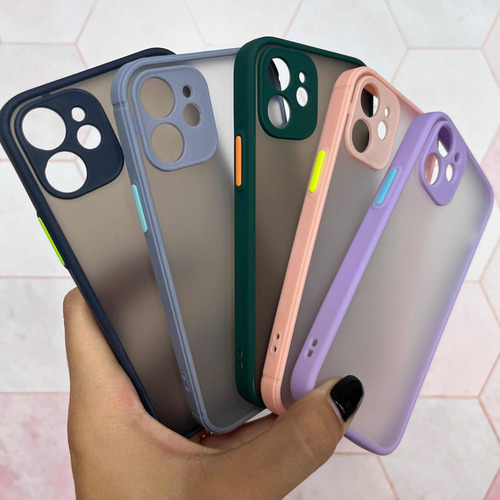 Imagen 2 de 2 de Funda Bumper Cubre Cámara iPhone 12 Mini - Coolcase
