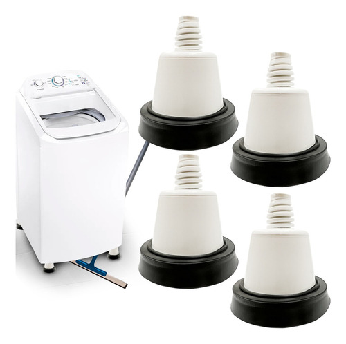 Pé Nivelador Anti Vibração Máquina Electrolux Mais Alta 4 Un