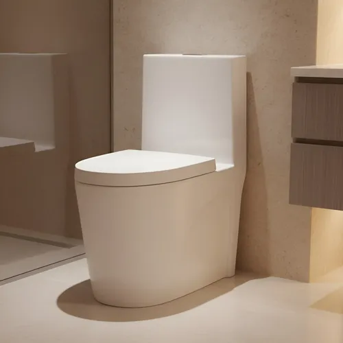 Vaso Sanitário Monobloco Privada Bacia Caixa ​Acoplada Grande Branco Brilhante
