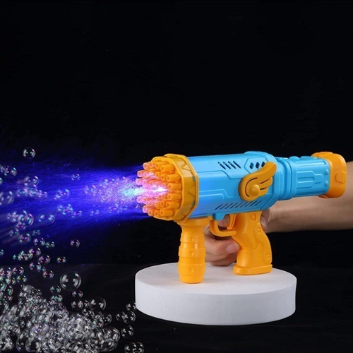 . Regalo Pistola De Burbujas Automática De 32 Orificios Con
