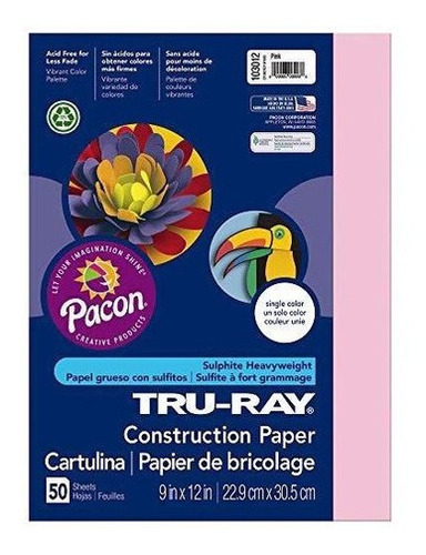 Papel De Construcción Pacon Tru-ray, 9 Pulgadas Por 12