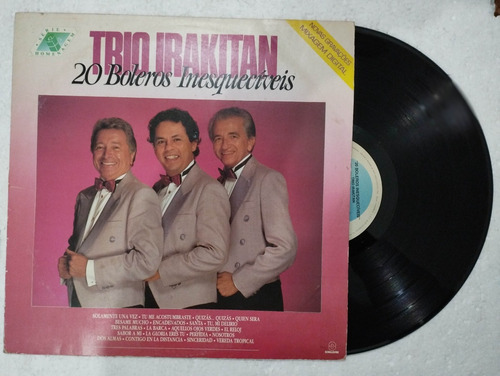 Lp - Trio Irakitan - 20 Boleros Inesqueciveis