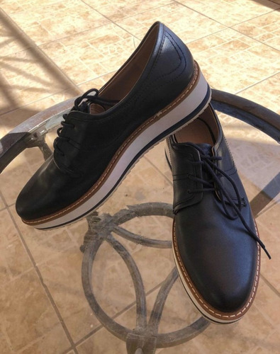 Zapatos Oxfords Para Dama Zara - Talla 24.5 Cm